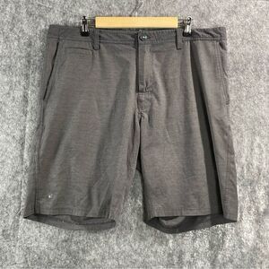 Linksoul Shorts Mens 38 Gray Golf Stretch Performance Lightweight 9 Inseam